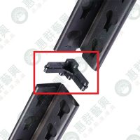 ws黑砂紋封孔柱隱藏式免螺絲角鋼配件-連接器-4入-002
