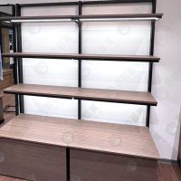 0工業風簡約黑框ㄇ型壁櫃展示架-07