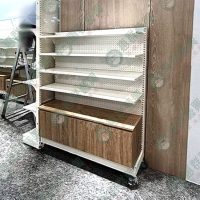 ws壁面洞洞板木底櫃層板陳列架-03-03