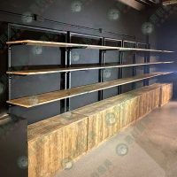 ws簡約黑框ㄇ型壁面立櫃展示架-01