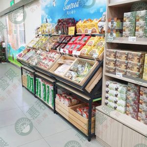 斜面黑框三角展示架