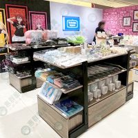0ws雙面洞洞板木層板矮櫃中島架.端架-黑-15