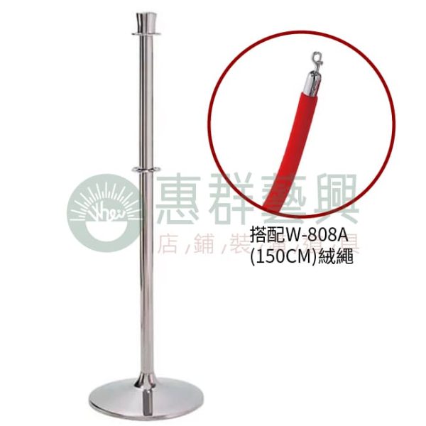 不鏽鋼平頭圍欄W-805-01