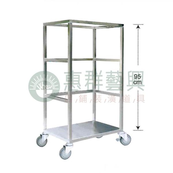 不鏽鋼手推車W-525(訂製)-01