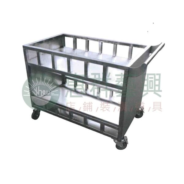 不鏽鋼餐車W-519(訂製)-02