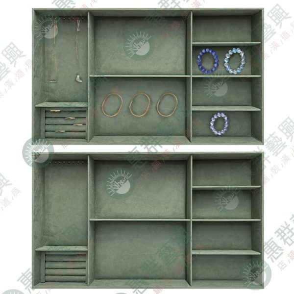 WS【客製】質感抹茶綠麂皮飾品盤K-1-02