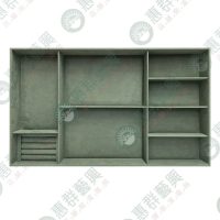 WS【客製】質感抹茶綠麂皮飾品盤K-1-03
