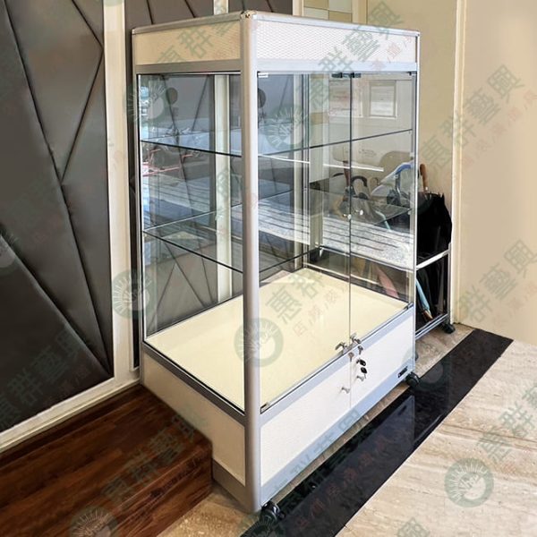 ws鋁製框小型玻璃陳列櫃-02