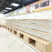 0WS工業風原木系白洞洞背板層板壁櫃架-14