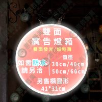 超輕薄面圓形廣告燈箱WS00-01