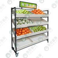 ㄇ字黑框斜面雙格多層蔬果架ws-05