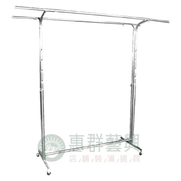 不鏽鋼雙彎-小輪單管FC-01J-01