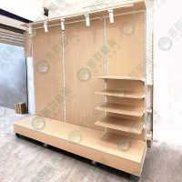 活動式洞洞板展示置物層板架WS-02