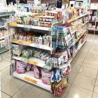 WS洞洞板雙側圓弧井網鐵層板中島架.端架(白) (1)