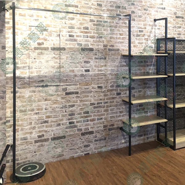 ws工業風F柱鎖壁式壁面展示陳列架WF08-01