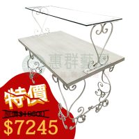 ws特價出清 雙層白鍛花玻璃.層板展示架-01