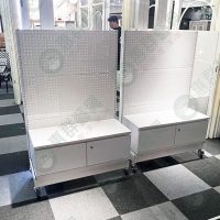 ws白洞洞板木底櫃陳列架-01