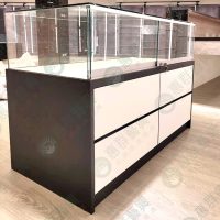 ws質感雙色雙層玻璃展示櫃-04