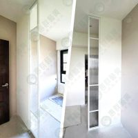 WS白框細長玻璃屏風WSP192-01