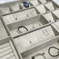 【客製】質感淺米色飾品盤N-1-02
