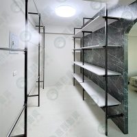 工業風F柱鎖壁式壁面展示陳列架WF13 ws-04