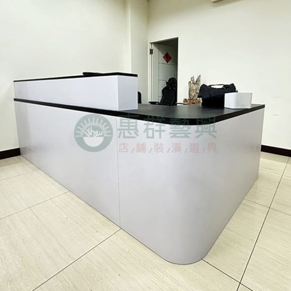 L型造型雙色櫃台WS-01