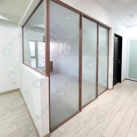 WS玫瑰金懸吊式連動拉門.拉門WSP210-05