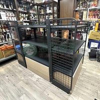 WS雙側弧形井網陳列底櫃中島架.端架-01