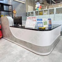 特殊圓弧L型櫃台WS-03