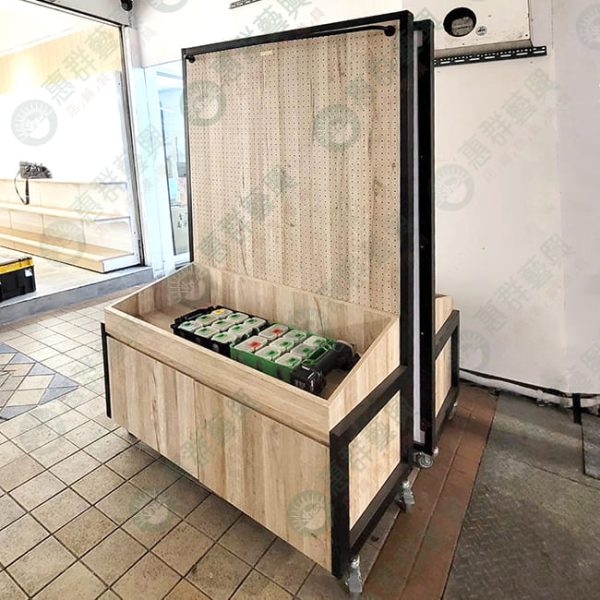 WS活動式黑框洞洞板展示底櫃架-03