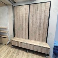 wss活動式黑框洞洞板展示底櫃架-07