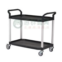 ws大型二層收納推車-黑.白w080le-01