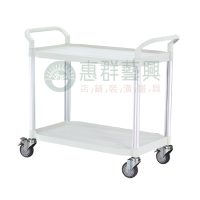 ws大型二層收納推車-黑.白w080le-02
