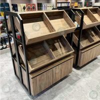 ws斜面黑框雙層矮櫃展示酒架-02