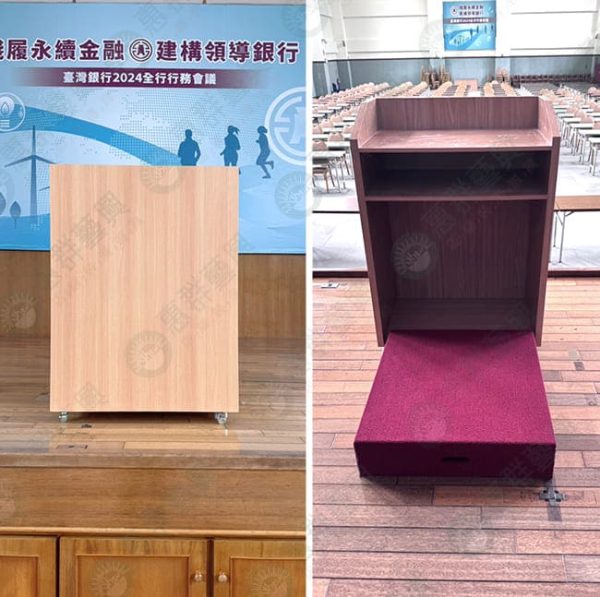 客製木製講台-001