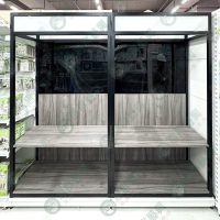ws客製多功能黑框層板陳列架-01