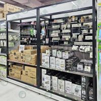 ws客製多功能黑框層板陳列架-02