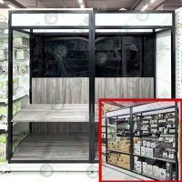 ws客製多功能黑框層板陳列架-03