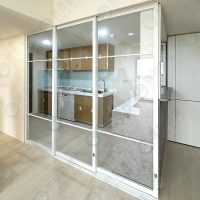 WS地軌式白框鋁製拉門WSP240-01
