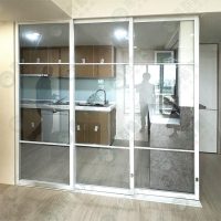 WS地軌式白框鋁製拉門WSP240-03