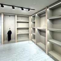 WS壁邊木作LED燈條展示陳列櫃-04