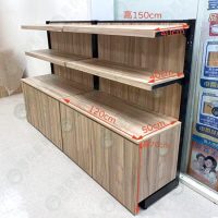 ws小型壁面木背板黑框底櫃架-03