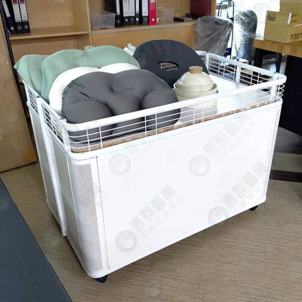 白框圓弧木板型拍賣花車-02
