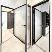 黑鋁框推門WSP254-04