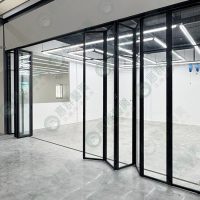 WS大型黑框折疊鋁框拉門WSP267-02