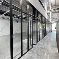 WS大型黑框折疊鋁框拉門WSP267-03