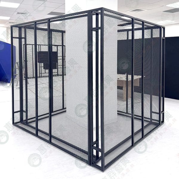 WS方框造型菱格網展示架-01