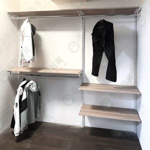 沖孔柱壁柱陳列層板架W06/住家更衣間