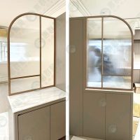 WS金框圓弧造型屏風WSP270-03