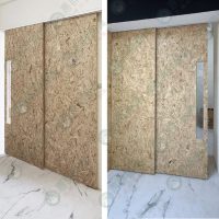 ws懸吊式OSB板木製拉門WSP272-01